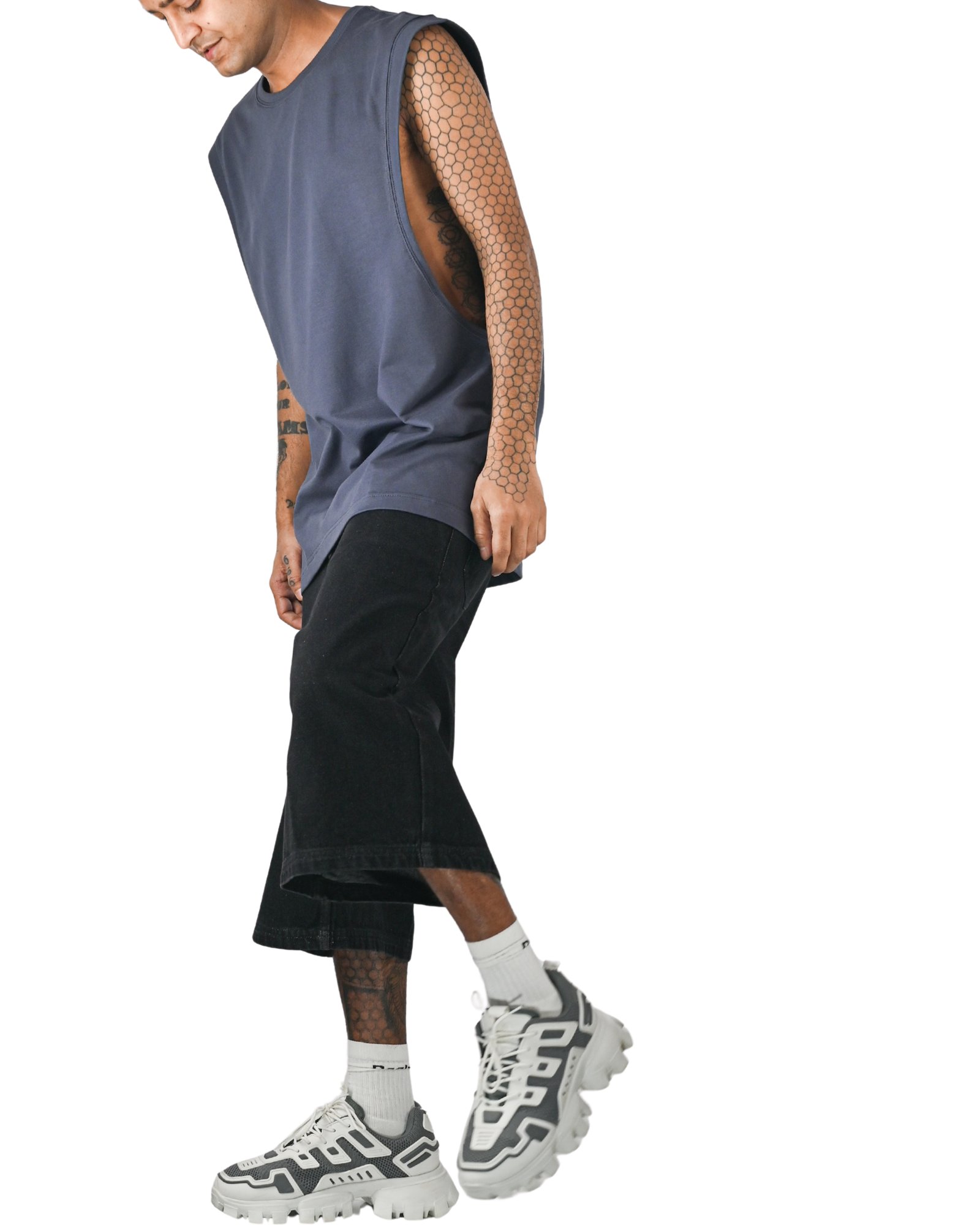 Men's denim shorts